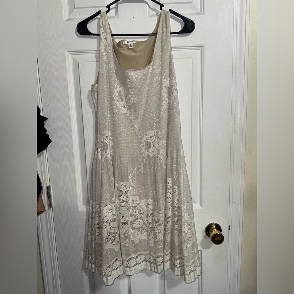 White Lace Dress By Sophie Max